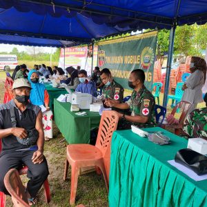 Dandim 0315/Tanjungpinang Tinjau TMMD Ke 113 Di Sei Lekop