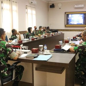 Jelang Kedatangan Presiden RI, Danlanud RHF Pimpin Rapat Pengamanan Bandara RHF