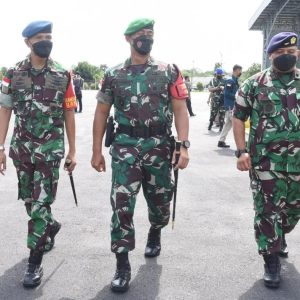 Apel Gelar Pasukan Jelang Kunjungan Presiden RI, Danlanud RHF : Jaga Kordinasi, Disiplin, Pedomani Protap 