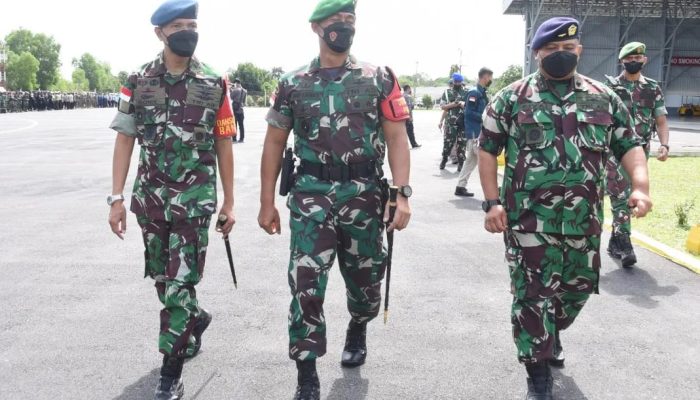 Apel Gelar Pasukan Jelang Kunjungan Presiden RI, Danlanud RHF : Jaga Kordinasi, Disiplin, Pedomani Protap 