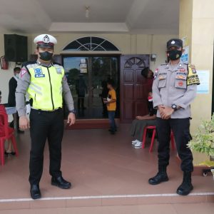 Kenaikan Isa Almasi, Personil Polres Bintan Lakukan Pengaman Di Sejumlah Gereja 