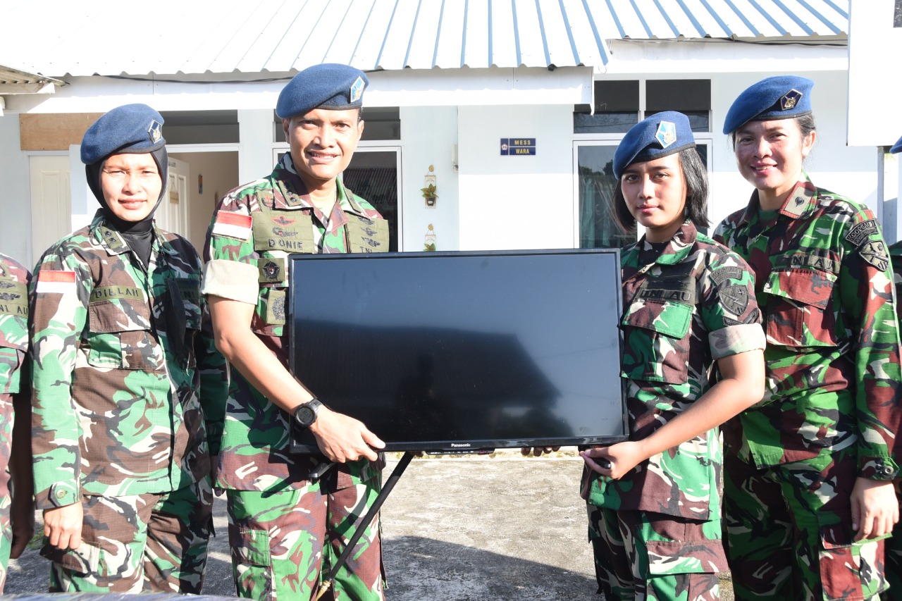 Danlanud RHF Tanjungpinang Serahkan Kazenering dan Renovasi Mess Wara