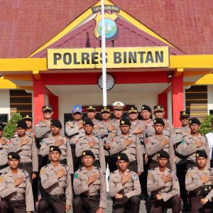 Ini Pesan Kapolres Bintan Untuk Siswa SPN Polda Kepri Yang Melaksanakan Latja di Polres Bintan