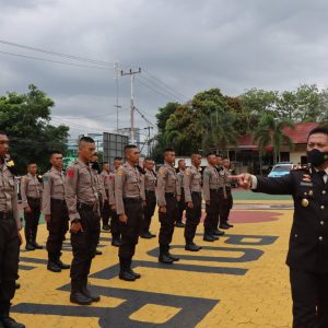 Kapolresta Tanjungpinang Terima 50 Siswa Latja di Polresta Tanjungpinang