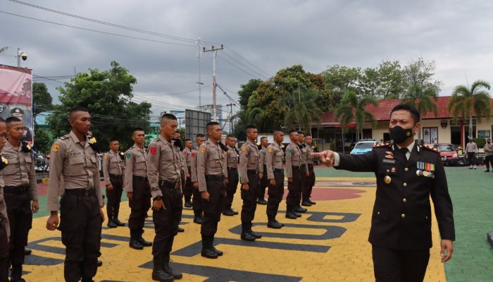 Kapolresta Tanjungpinang Terima 50 Siswa Latja di Polresta Tanjungpinang