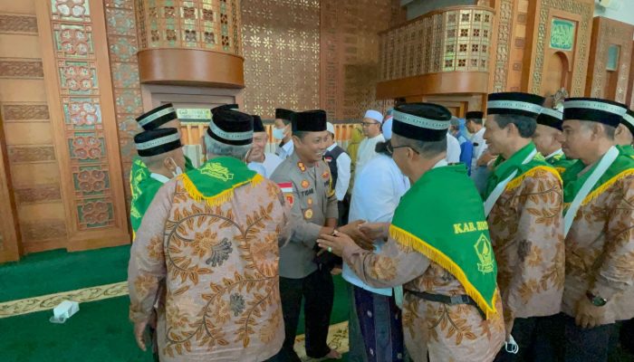 Pelepasan 34 JCH Kabupaten Bintan, Kapolres Bintan: Semoga Menjadi Haji Mabrur