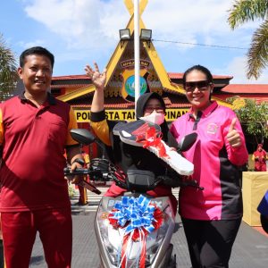 Polresta Tanjungpinang Gelar Fun Bike dan Bagi Doorprize