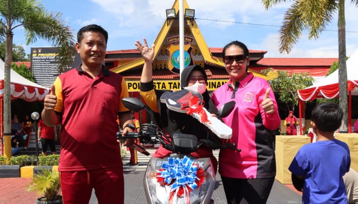 Polresta Tanjungpinang Gelar Fun Bike dan Bagi Doorprize