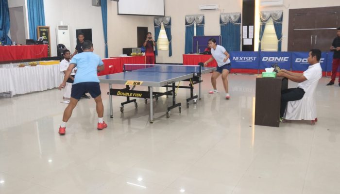 Babak Final Teknis Meja, Tim Polresta Tanjungpinang Unggul 2:1 Dari Polres Bintan 