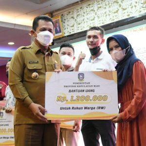 Pemprov Kepri Beri Insentif RT, RW Dan Posyandu se Kota Batam Senilai Rp6,78 Miliar