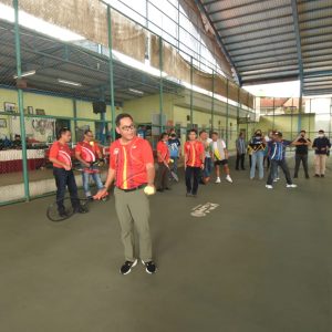 Kadispora Kepri Dan Irwasda Polda Kepri Buka Kejuaraan Tenis Kapolda Kepri Cup