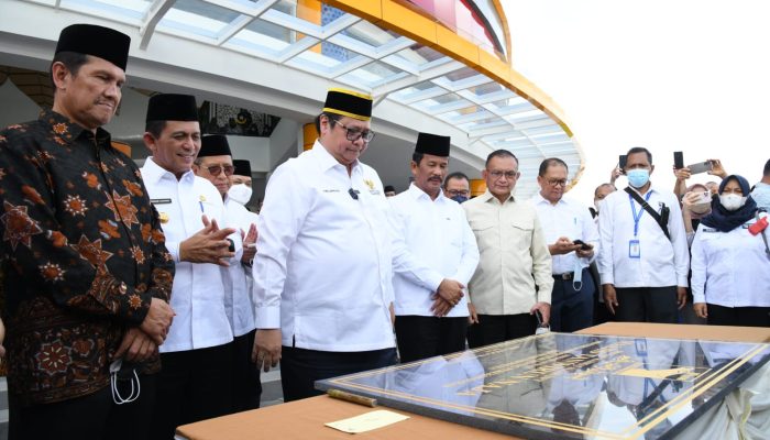 Menko Airlangga Yakin Masjid Tanjak Batam Jadi Ikon Batam dan Kepri