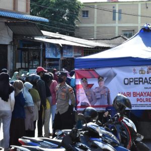 Polres Bintan Gelar Operasi Pasar Murah Migor Curah Harga Standar 