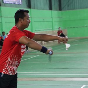 Dibuka Kapolres Bintan, 7 Persatuan Bulutangkis Ikuti Turnamen Badminton