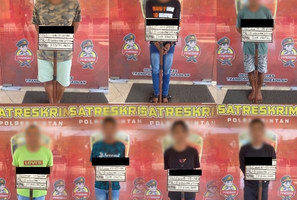 Satpolair Polres Bintan Amankan 7 Terduga Pelaku Pengiriman PMI Ilegal Ke Malaysia
