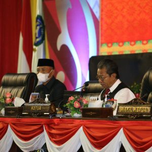 LPP APBD TA 2021, Sekdaprov Adi Sampaikan Jawaban Atas Pandangan Fraksi 