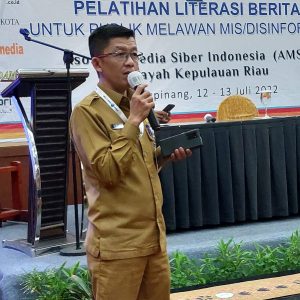 Jadi Narasumber, Kadiskominfo Kepri Ajak AMSI dan Jurnalis Perangi Hoaks