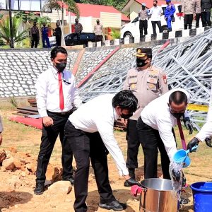 Polres Anambas Musnahkan Kokain 48,47 Kg