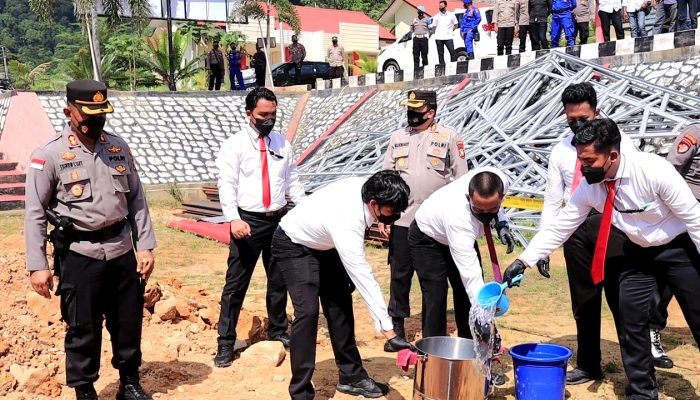 Polres Anambas Musnahkan Kokain 48,47 Kg
