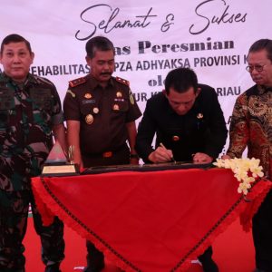 Gubernur Kepri Resmikan Balai Rehabilitasi Napza Adhyaksa 
