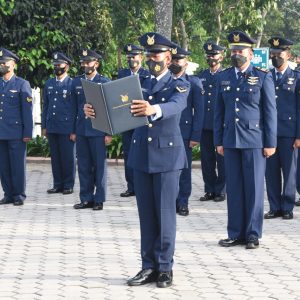 Lanud Raja Haji Fisabilillah Peringati Hari Bakti TNI AU Ke-75