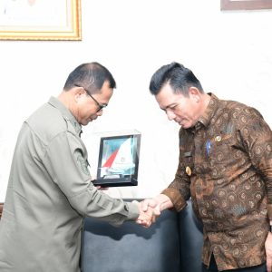 Gubernur Ansar Terima Kunjungan Kabinda Kepri  Laksma TNI Ardiansyah Di Graha Kepri