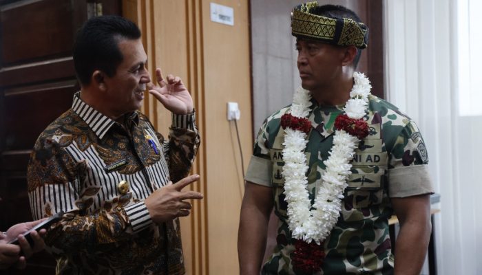 Kunker Di Kepri, Gubernur Ansar Sambut Panglima TNI di Bandara RHF