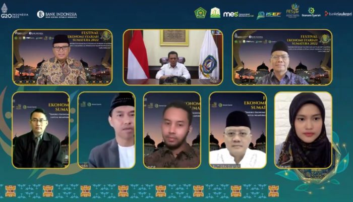 Gubernur Ansar Jadi Keynote Speaker Webinar FESyar Sumatera 2022