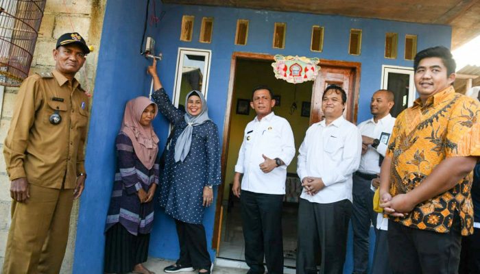 Desa Tenggel dan Air Gelubi Dialiri Listrik, Elektrifikasi Kepri Capai 99,45 Persen