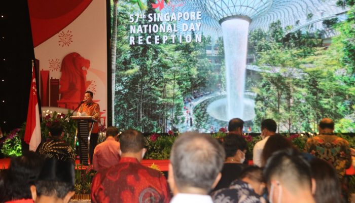 Hari Kebangsaan Singapura ke-57 di Batam, Gubernur Ansar Tegaskan Komitmen Perkuat Kerjasama