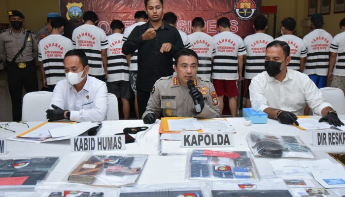 1 Minggu, Polda Kepri Ungkap 3 Kasus Perjudian