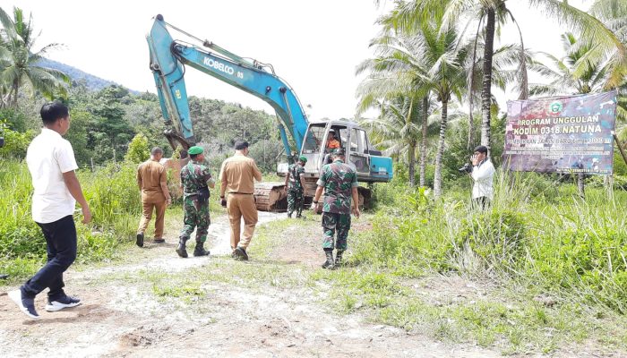 Doa Selamat Awali Pelaksanaan Program Unggulan Kodim 0318/Natuna