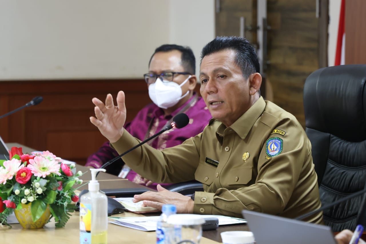 Gubernur Ansar Rakor dengan Bupati dan Walikota Se-Kepri Bahas Pengendalian Inflasi