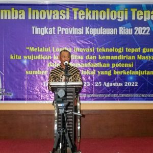 18 Produk Inovasi TTG Tingkat Kepri Dilombakan
