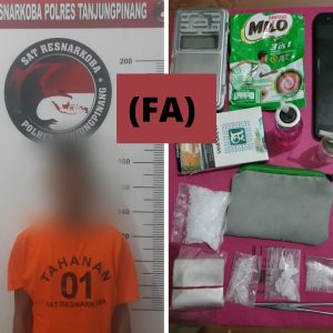 Polresta Tanjungpinang Amankan 3 Pelaku Tindak Pidana Narkotika