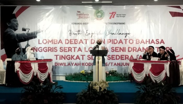 26 SLTA Sederajat Ikuti Lomba Debat Dan Pidato Bahasa Inggris