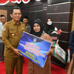 Gubernur Ansar Serahkan Bansos dan Bantuan Pertanian Di Karimun