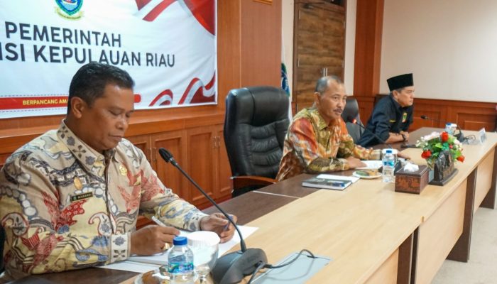 Jelang HUT Ke-20 Kepri, Pemprov Kepri Rapat Bersama OPD Bahas Rencana Kegiatan 