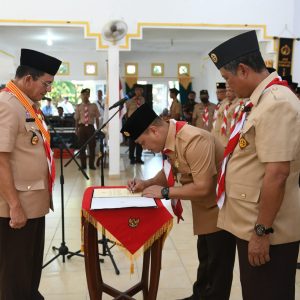Gubernur Ansar Lantik Mabicab, Kwarcab Pramuka Dan ICMI Orda Lingga 