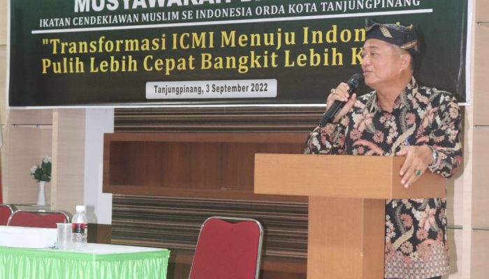 Nazaruddin Terpilih Jadi Ketua ICMI Tanjungpinang