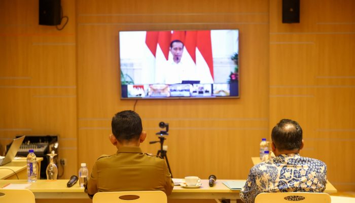 Gubernur Ansar Ikuti Rapat Pengendalian Inflasi Dipimpin Presiden RI