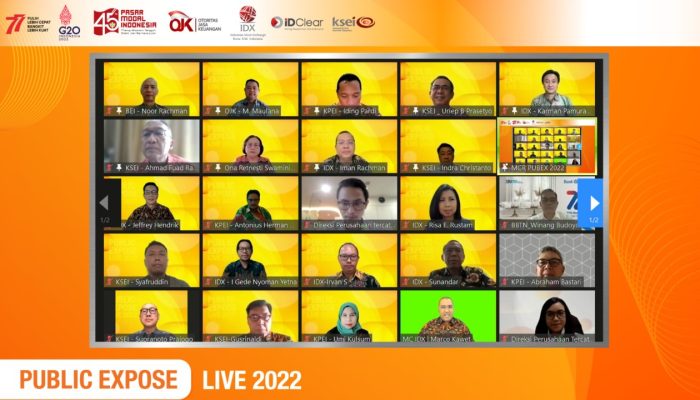 Tren Peserta Public Expose Meningkat, Tahun Ini Diikuti 54 Perusahaan Tercatat 