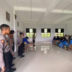 Polres Anambas Sosialisasi Rekrutmen Penerimaan Bintara dan Tamtama Di SMKN 4