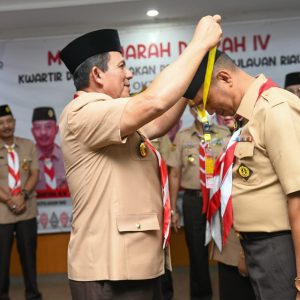 Sekdaprov Kepri Terpilih Jadi Ketua Kwarda Pramuka Kepri 2022-2027