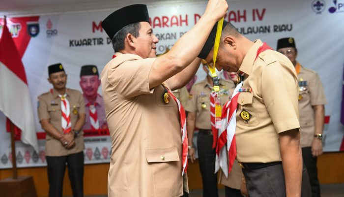 Sekdaprov Kepri Terpilih Jadi Ketua Kwarda Pramuka Kepri 2022-2027