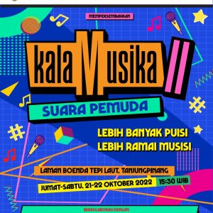 Semarak Sumpah Pemuda Digelar Panggung KalaMusika 21-22 Oktober 2022