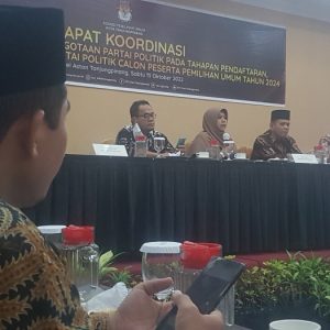 KPU Tanjungpinang Verfak Keanggotaan Parpol Calon Peserta Pemilu 2024