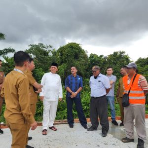 Pedestrian Jalan Bandara RHF Berhias Bunga Sakura, Tanjung dan Pohon Pinang