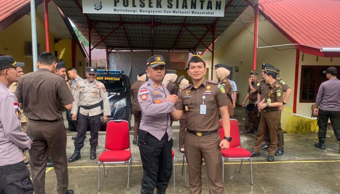 Program Quick Win Presisi, Polsek Siantan Apel Gabungan Bersama Cabjari Natuna