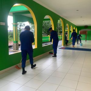 Sat Polairud Polresta Tanjungpinang Bersih-Bersih Tempat Ibadah